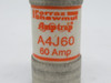 Ferraz Shawmut A4J60 Amp-Trap Current Limiting Fuse 60A 600VAC 300VDC USED