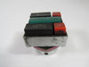 Cutler-Hammer E30AM Two Button Operator w/ OFF Bars & Indicating Light USED