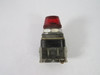 Allen-Bradley 800T-Q10R Universal Pilot Light 120V Red Lens Series N USED