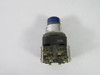 Allen-Bradley 800T-PT16B Ser T Push-to-Test Pilot Light 120V Blue 1NO1NC USED
