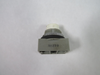 IDEC ABS2W White Extended Push Button No Contacts USED