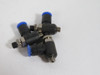 SMC AS1201F-M5-04 Speed Controller Valve 4mm Lot of 3 USED