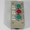 Generic Push Button Station Momentary FORWARD STOP REVERSE SHELF WEAR NOP