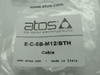 Atos E-C-SB-M12/BTH Bluetooth Cable 4-Pole M12 40 cm Length NWB