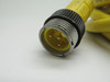 Woodhead 41002 Male/Female Cable Assembly 3-Pole 13A 600V 25' Length USED