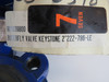 Keystone 222-786-LE Lug-Style Butterfly Valve 2" 4-Bolt 250 psi SHELF WEAR NOP