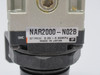 SMC NAR2000-N02B Pneumatic Regulator 1/4" NPT 0.05-0.85MPa 150psig USED