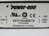 Power-One DFC10U48D15 Dual Output DC/DC Converter 18-72VDC In +/-15V Out USED