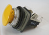 Allen-Bradley 800T-D9A Series T Yellow Momentary Push Button 1NO 1NC USED