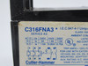 Eaton Cutler-Hammer C316FNA3M Fixed Heater Overload Relay Ser. A2 4.5-6.5A USED