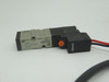 SMC VJ3130 Solenoid Valve 24VDC 0.15-0.7MPa 2ft Cable USED