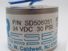 NResearch SD506051 Solenoid Isolation Valve 30Psi 24VDC NOP