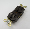 Hubbell HBL5252 Duplex Brown Receptacle 15A 125V 3W 2P DIRTY BOX NEW