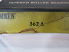 Timken 362A Tapered Roller Bearing Cup 3-1/2" OD 0.6501" W BOX DAMAGE NEW