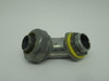 Generic Liquid-Tight Flexible Metal Conduit Adapter 90-Degree 1/2 NPT NOP
