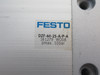 Festo 161279 DZF-40-25-A-P-A Flat Pneumatic Cylinder 40mm Bore 25mm Stroke USED