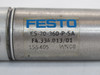 Festo 155405 ES-20-360-P-SA-F4.334.013/01 Pneumatic Cylinder 20mm B 360mm S USED