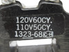 Cutler-Hammer 1323-68 Contactor Coil 120V@60Hz 110V@50Hz USED