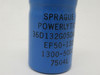 Sprague 36D132G05OAA2A Powerlytic Capacitor 1300uF 50VDC USED