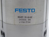 Festo 540864 HGDT-35-A-G2 Three Point Gripper Size 35 4mm Stroke per Grip USED