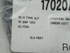 Volex 17020A-8-S2 Detachable Power Supply Cord 125V 10A RIPPED BAG NWB