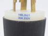 Hubbell HBL2621 Twist Lock Plug 30A 250V 2P 3W USED
