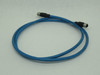Turck RKCV-RKCV-FBY49BU-1.5M/5D Field Bus Cable M12 Female to Female 1.5m L USED