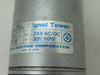 Sasaki ST-V Patlite Stack Signal Tower RED/AMBER/GREEN 24VAC/DC 9" Cable USED