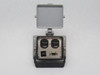 Mencom DHDP-DB9-R-32 Panel Interface Connector w/ 3A Reset 115VAC USED