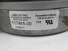 Lamb Electric 117465-00 2-Stage Vacuum Motor 7.2" dia. 120V 60Hz 2" OD Port USED