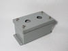 Hammond 1435MB Steel Push Button Enclosure 2-Hole 22.5mm SHELF WEAR NOP