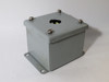 Hoffman E1PBG Steel Push Button Enclosure 1-Hole 30.55mm SHELF WEAR NOP