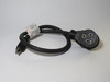 Generic LA650R Adapter Cable NEMA 5-15P to NEMA 6-50R 31" L USED