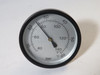 Marshalltown G10639 Temperature Gauge 40F 140C 2-1/2" Diam 1/4" NPT 4" Stem USED