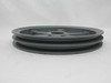 TB Woods 2AK104 V-Belt Pulley 0.75-1.4375" Bore Range 2-Groove 10.25" OD USED