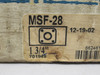 SealMaster MSF-28 Flange Block Ball Bearing 4-Bolt 1-3/4" Bore SHELF WEAR NEW