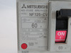 Mitsubishi NF125-CV3P60A Molded Case Circuit Breaker 60A 600V 3-Pole USED