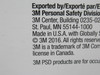 3M 504/07065 Respirator Cleaning Wipe 8x10" *100-Pack* NEW