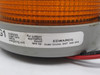 Edwards 48CFLEDA-G1 Flashing LED Amber Stack Light 24VDC 0.062A 19" Wires USED