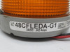 Edwards 48CFLEDA-G1 Flashing LED Amber Stack Light 24VDC 0.062A 19" Wires USED
