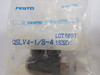 Festo 153231 QSLV4-1/8-4 Multiple Distributor R1/8" Thread 4mm Tube OD ! NWB !