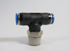 Festo 153111 QST-3/8-8 Push-In T-Fitting R3/8" Thread 8mm Tube OD ! NOP !