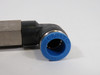 Festo 153082 QSLL-1/4-10 Push-In Long L-Fitting R1/4" x 10mm Tube OD USED