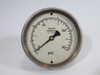 Mano Membrane Dry Pressure Gauge 0-30psi 3-1/2"D Clamp-Mount *No Clamp* USED