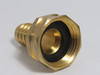 Generic Female Garden Hose Swivel Fitting 3/8" Hose ID x 3/4" GHT 5-Barb NOP