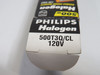 Philips 500T3Q/CL120V 811290 Halogen Quartz Bulb 120V NEW