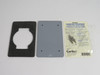 Carlon C980CN Nonmetallic Weatherproof 1-Gang Blank Cover Plate E980CX NOP