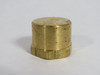 Parker 213P-8 Brass Pipe Cap 1/2" Female NPT USED