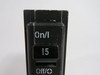 Eaton BR115 Circuit Breaker 15A 120/240V 1-Pole SWD HACR USED