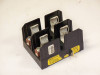 Bussmann J60060-2COR Fuse Block 60A 600V 2-Pole USED